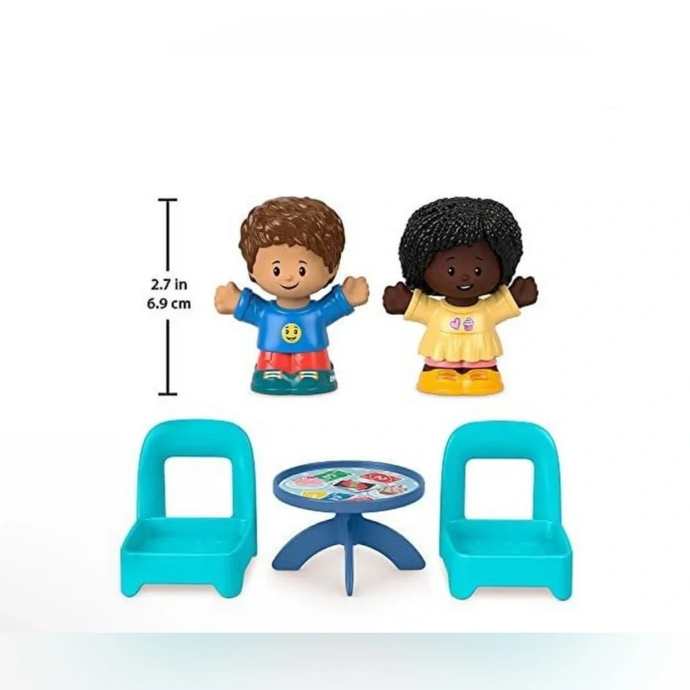 Fisher-Price Little People Uno Card Game Figure Set - HHR45 NEW